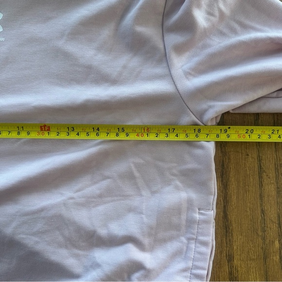 Under Armour Women’s Rival Terry Crew Light Weight Sweat Shirt Pink Size Small - Picture 8 of 9